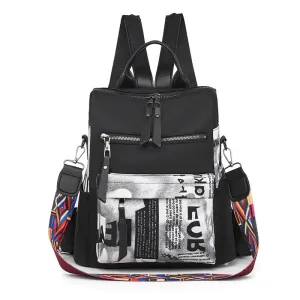 2024 Urban Chic Patchwork Women's Backpack