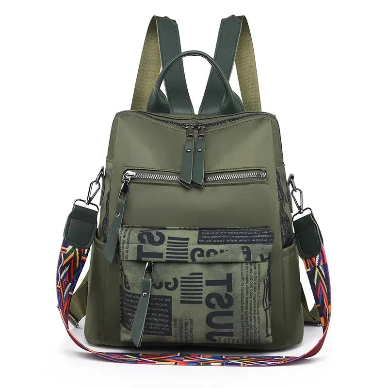 2024 Urban Chic Patchwork Women's Backpack