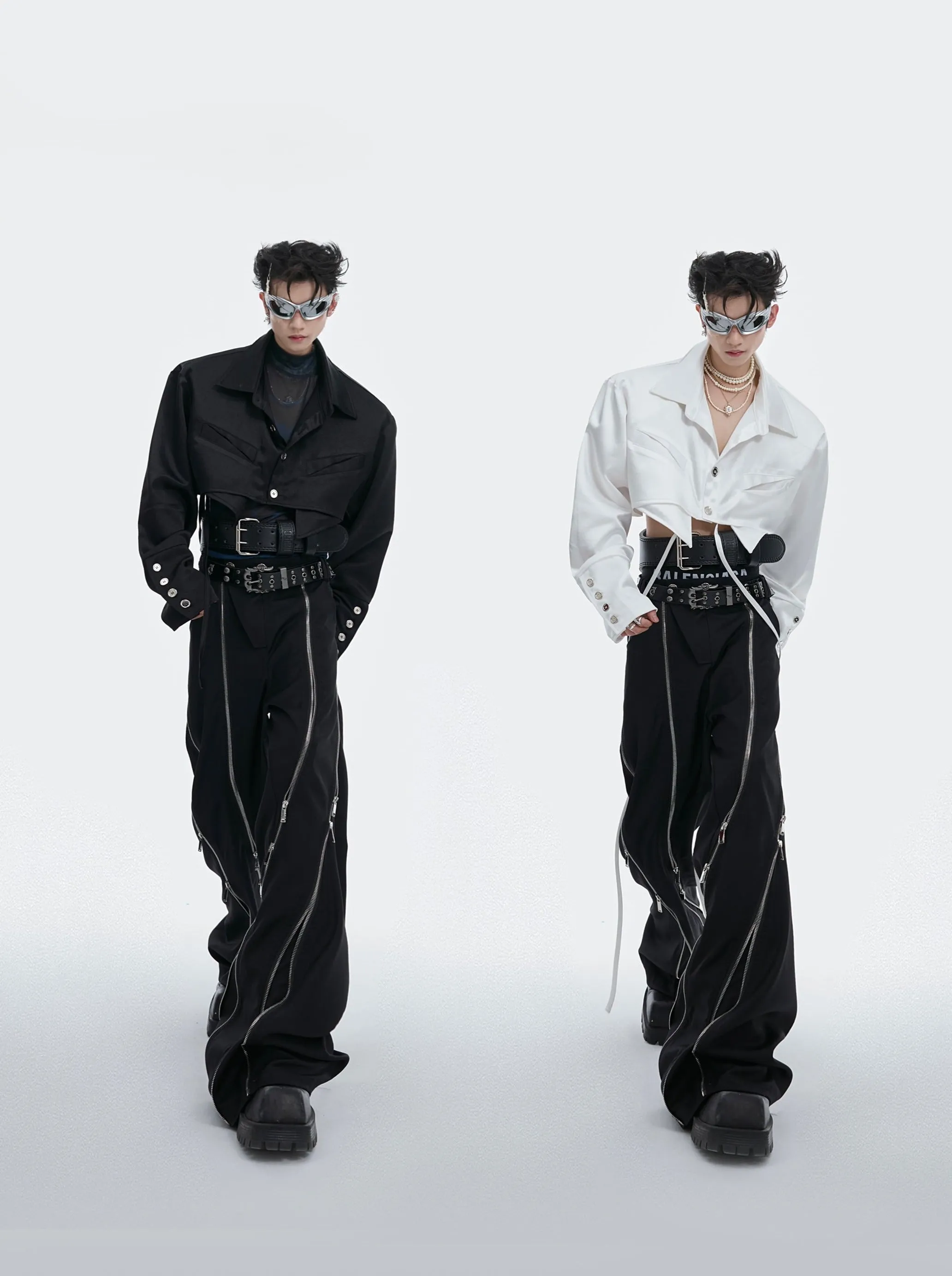 【24s July.】Short Ribbon Elegant Shirt