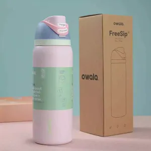 2oz Free Sip Insulated  Stainless Steel Water Bottle