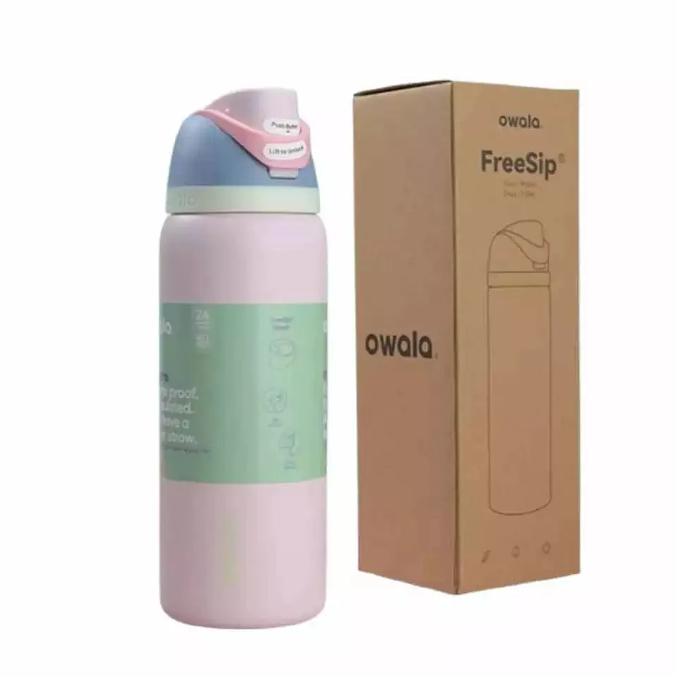 2oz Free Sip Insulated  Stainless Steel Water Bottle
