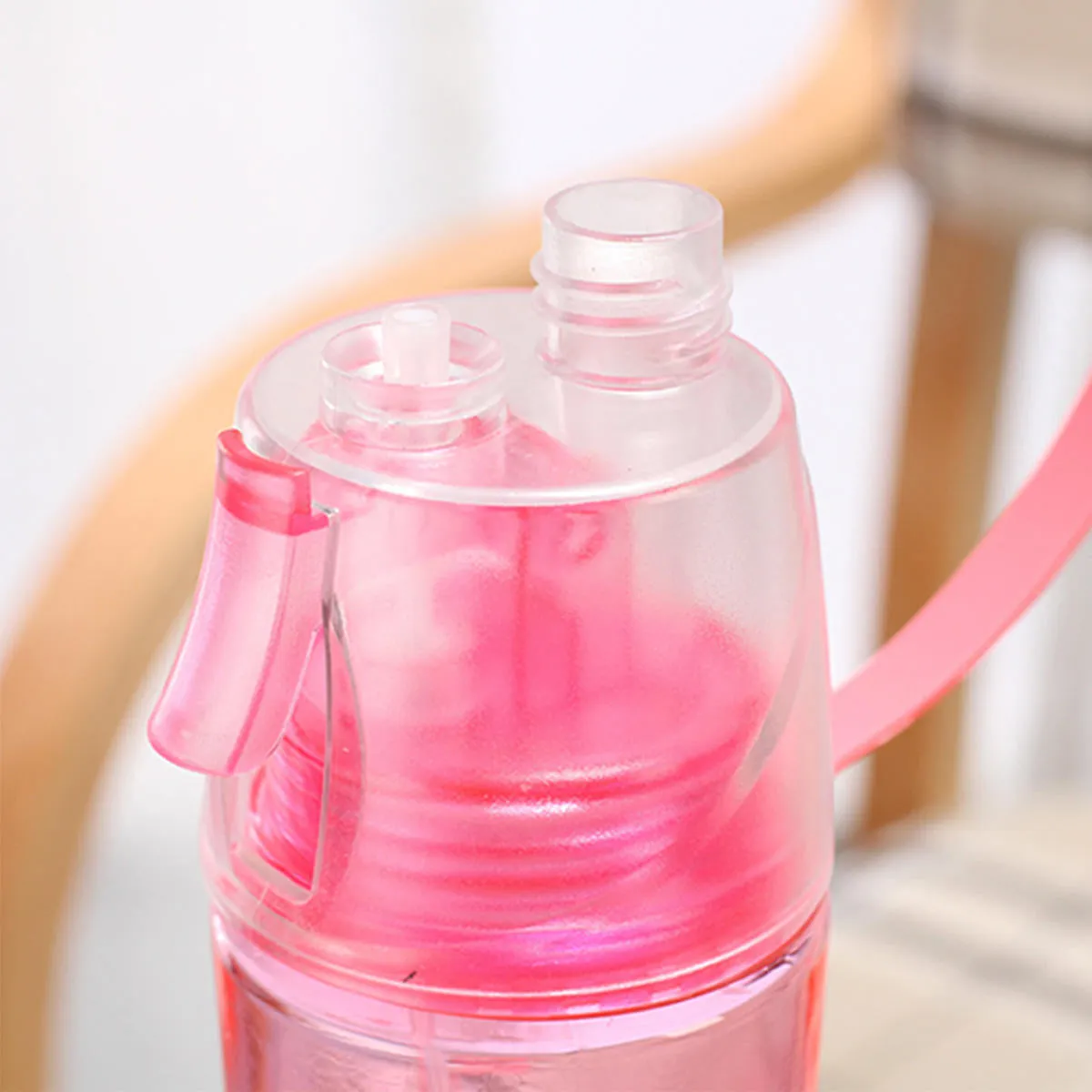 400/600ML Outdoor Sports Spray Water Bottle w/ Straw Bike Cycling Gym Fitness Runing Drinking Cup