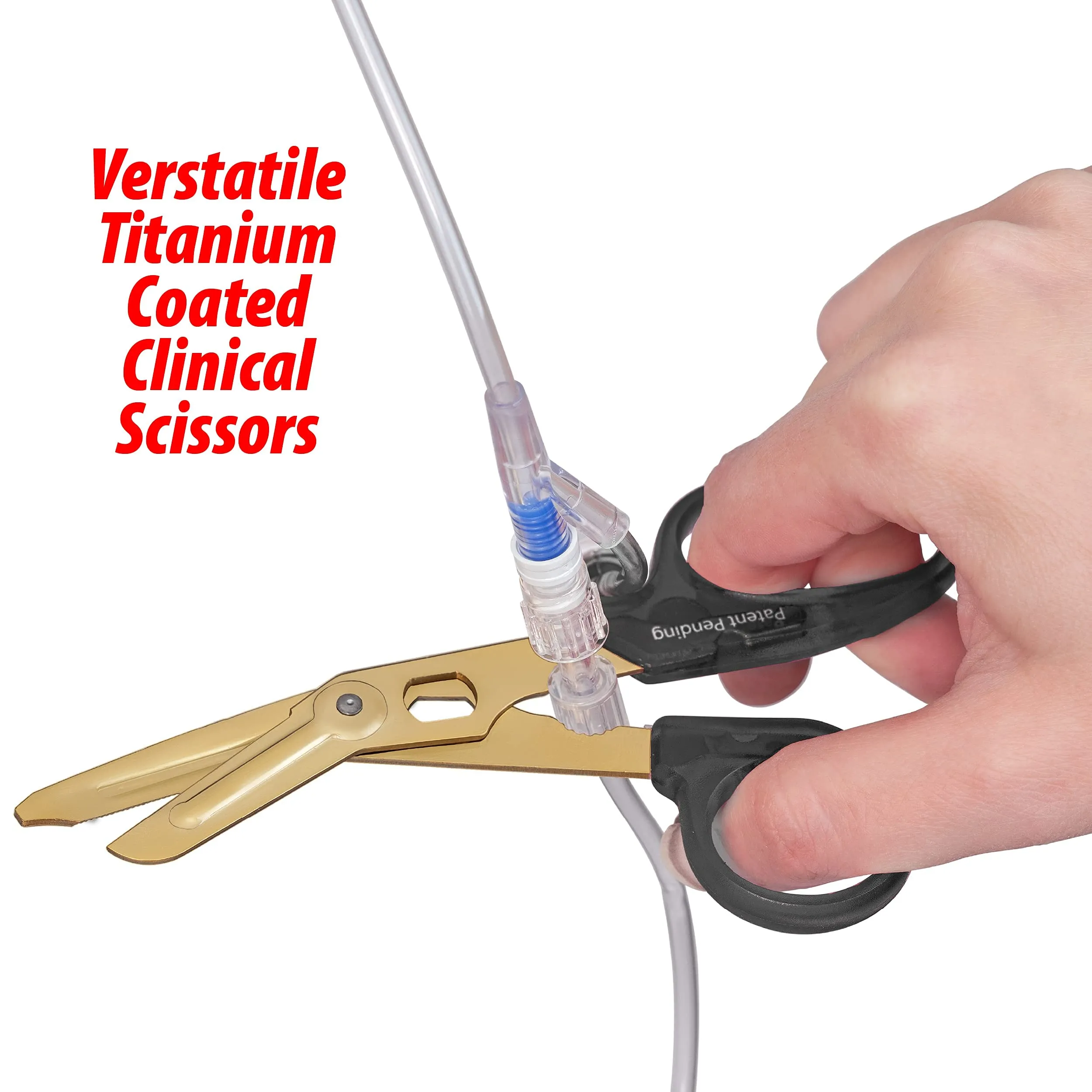 5 in 1 Nurse Kit - Stethoscope Medical Kit, Scissors, Pupil/LED Pen Light, Calipers, Stethoscope – Perfect for Medical Professionals: Nurses, Physicians, Vets Techs, Paramedics, EMTs.
