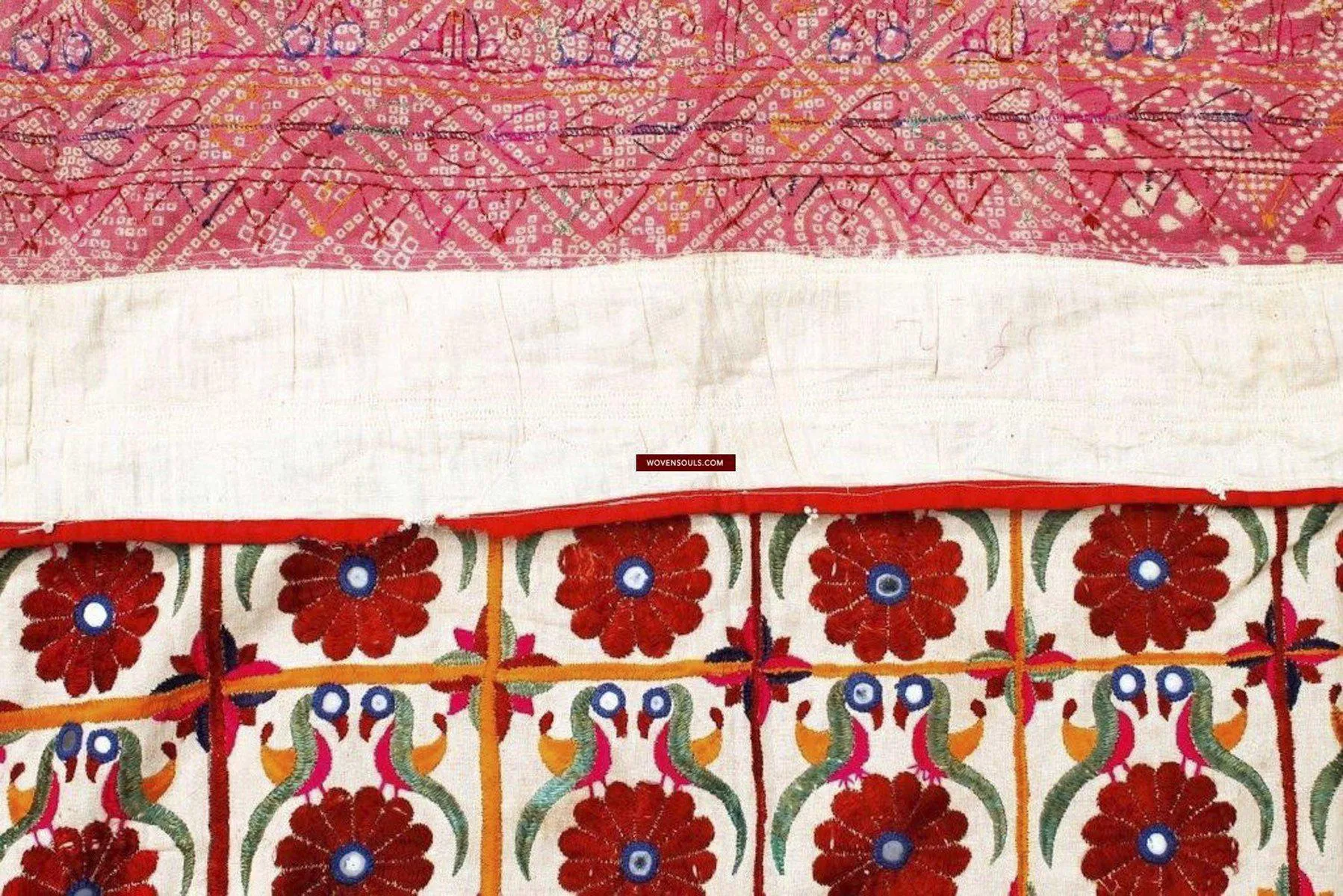 738 Vintage Chandarvo ceremonial canopy with Superb Silk Embroidery