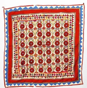 738 Vintage Chandarvo ceremonial canopy with Superb Silk Embroidery
