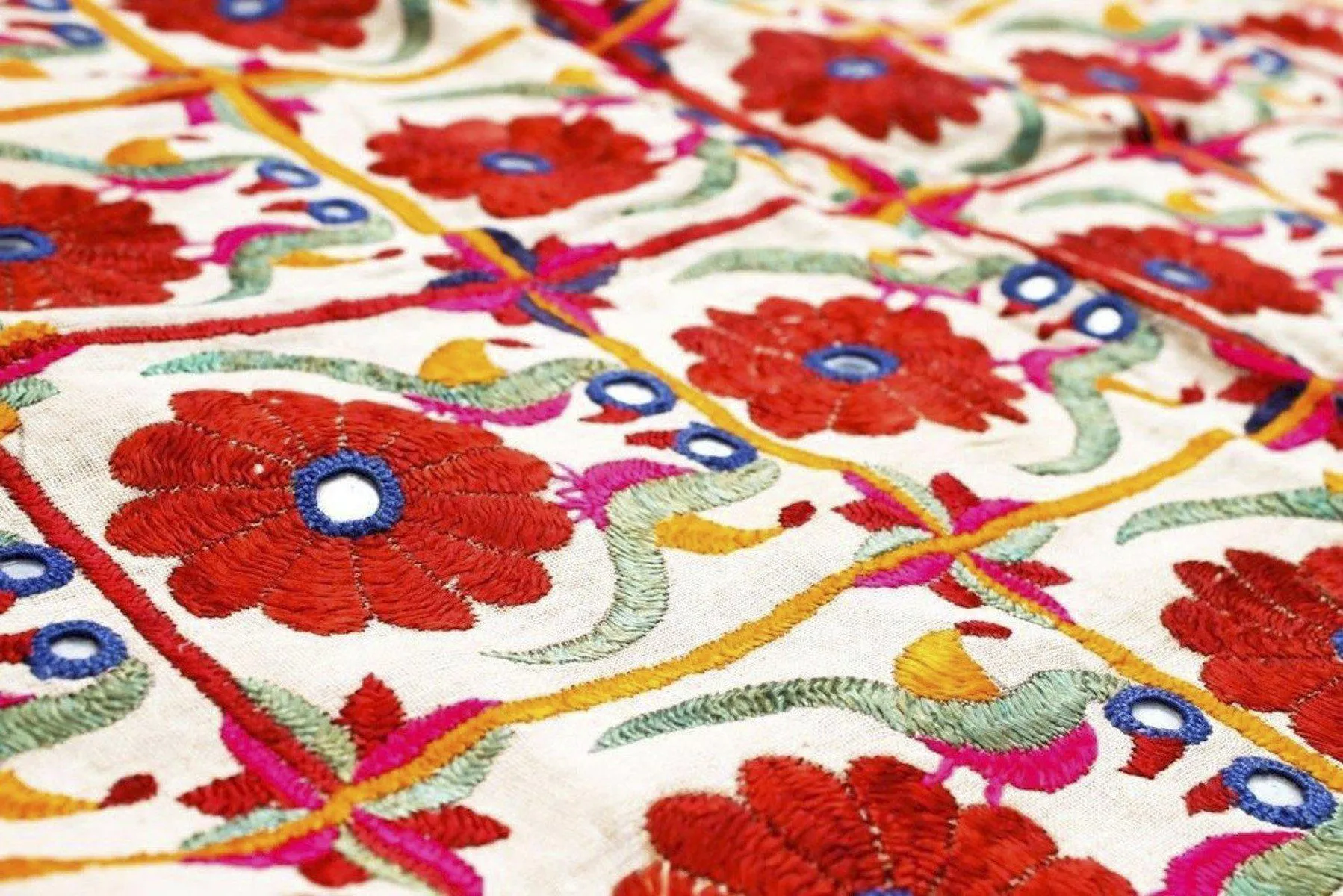 738 Vintage Chandarvo ceremonial canopy with Superb Silk Embroidery