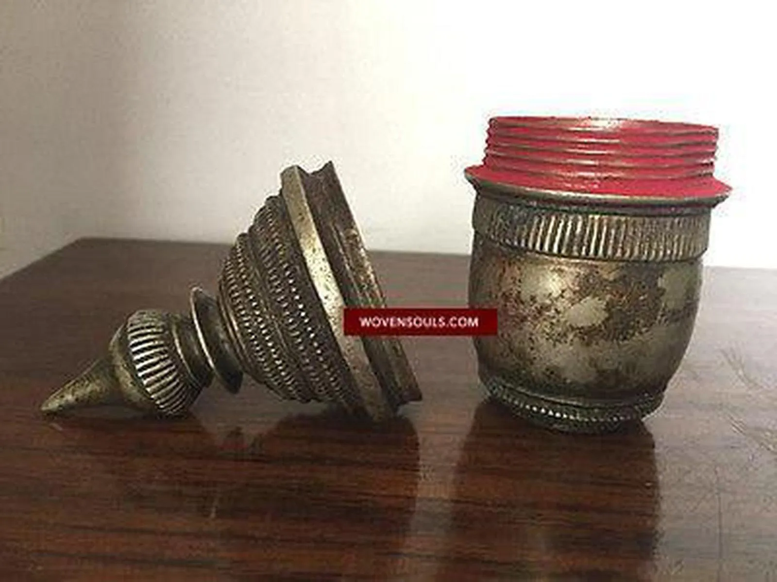 895 Superb  Kumkum Sindoor Box from South India