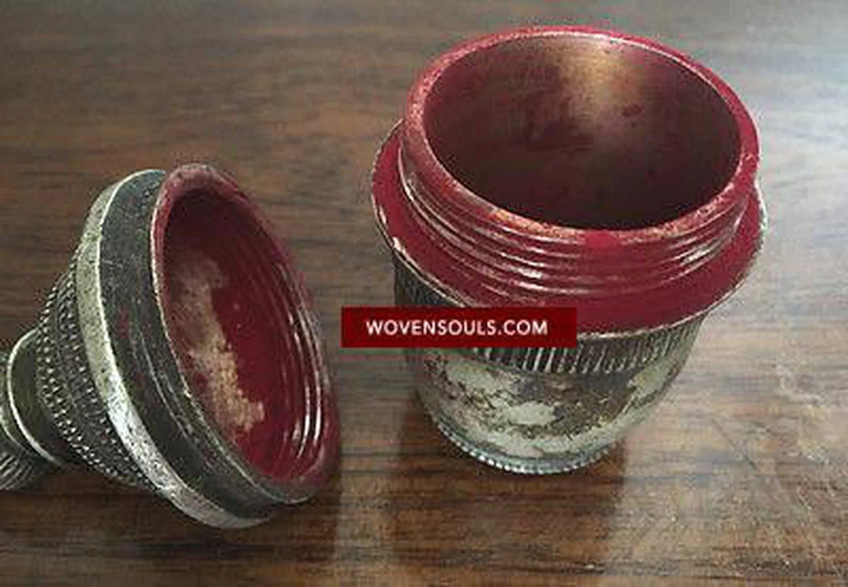 895 Superb  Kumkum Sindoor Box from South India