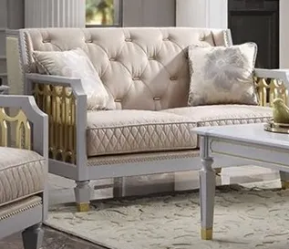 Acme Furniture House Marchese Loveseat in Brown 58861