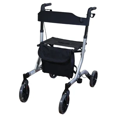 Aidapt Deluxe Ultra Lightweight Folding 4 Wheeled Rollator