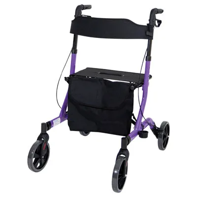 Aidapt Deluxe Ultra Lightweight Folding 4 Wheeled Rollator