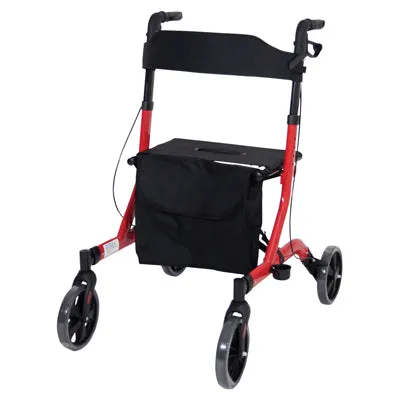 Aidapt Deluxe Ultra Lightweight Folding 4 Wheeled Rollator