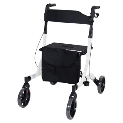 Aidapt Deluxe Ultra Lightweight Folding 4 Wheeled Rollator