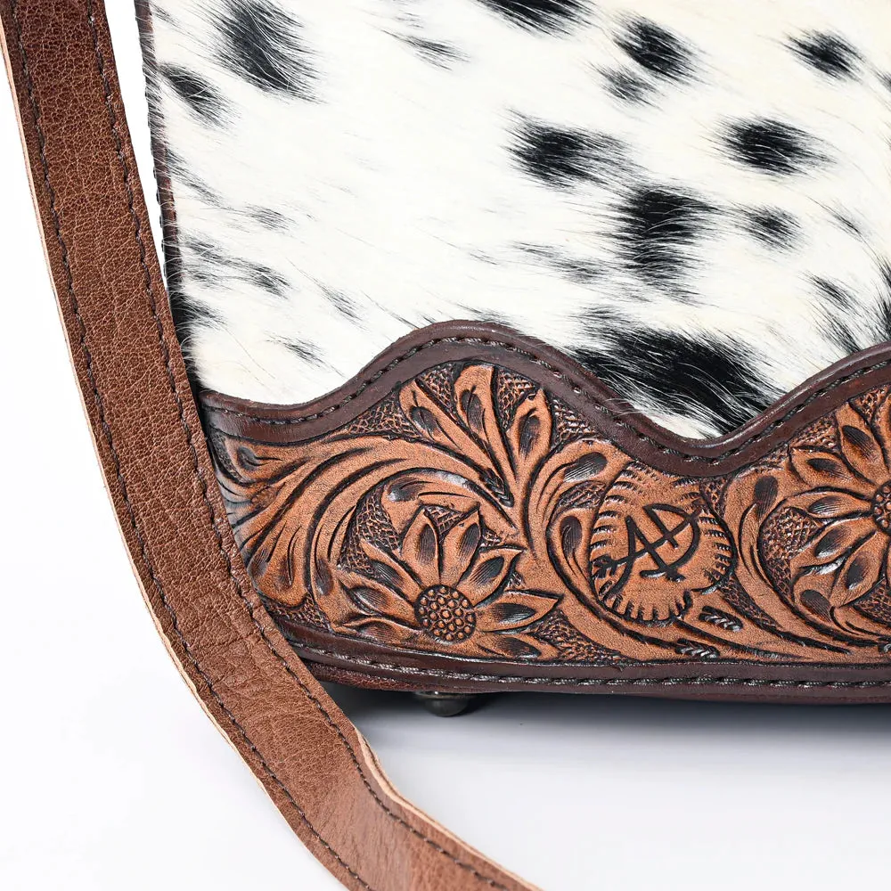 American Darling Tooled Hide Clutch
