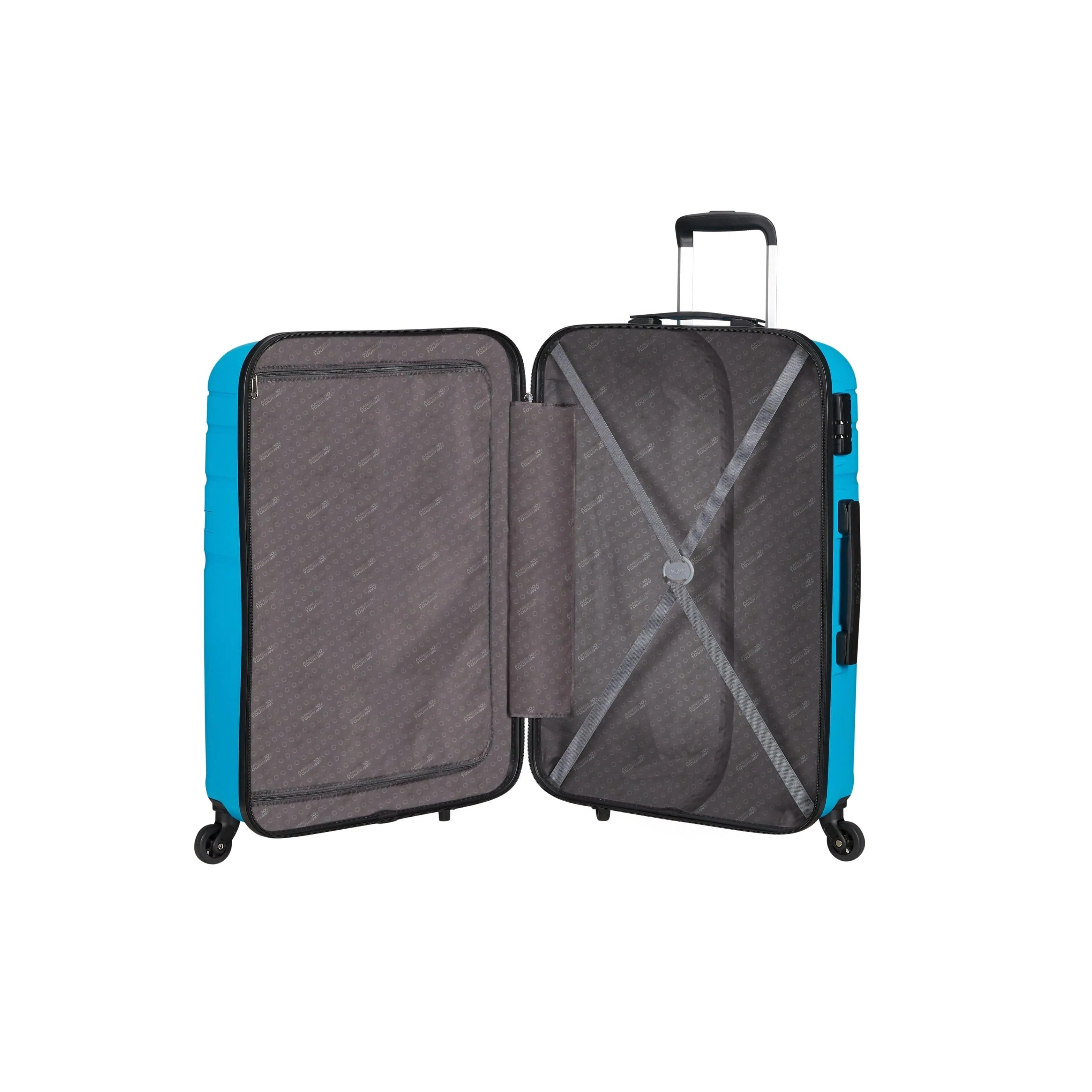 American Tourister Upland Spinner Suitcase 55cm Light Blue
