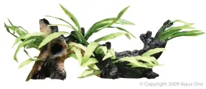 Aqua One Driftwood & Indo Fern Medium