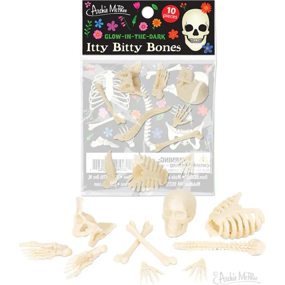 Bag of Itty Bitty Glow in the Dark Bones