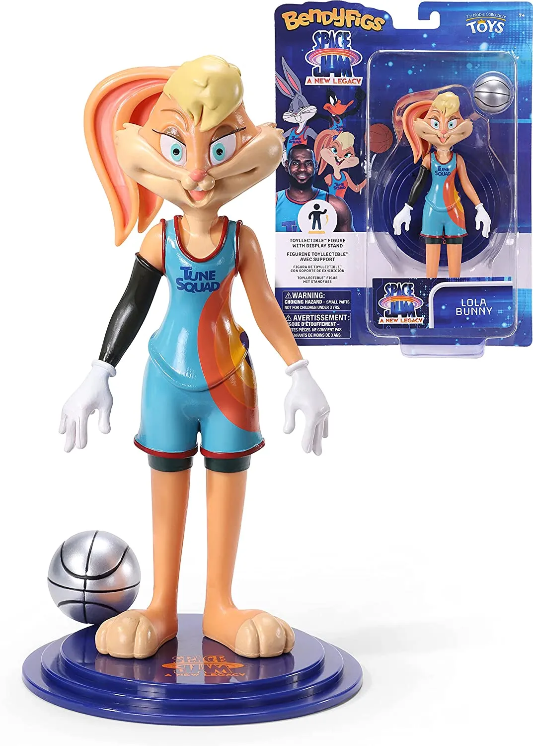 BendyFigs Space Jam A New Legacy 7 Inch Figure - Lola Bunny