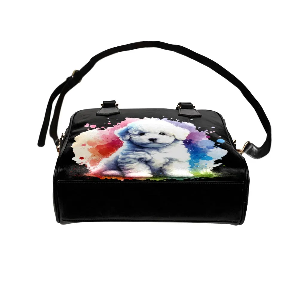 Bichon Shoulder Bag - Watercolor
