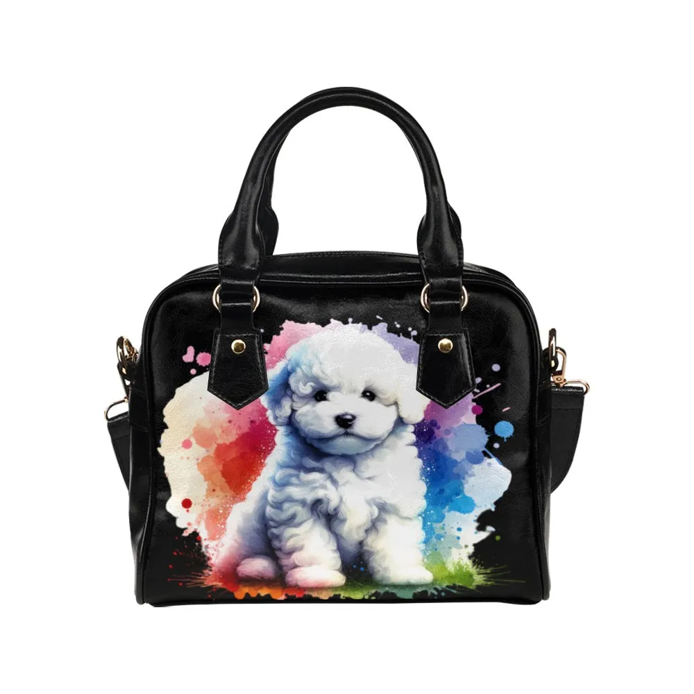 Bichon Shoulder Bag - Watercolor