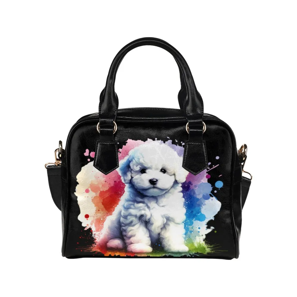 Bichon Shoulder Bag - Watercolor