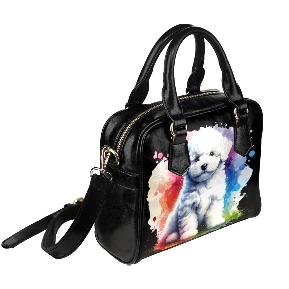 Bichon Shoulder Bag - Watercolor