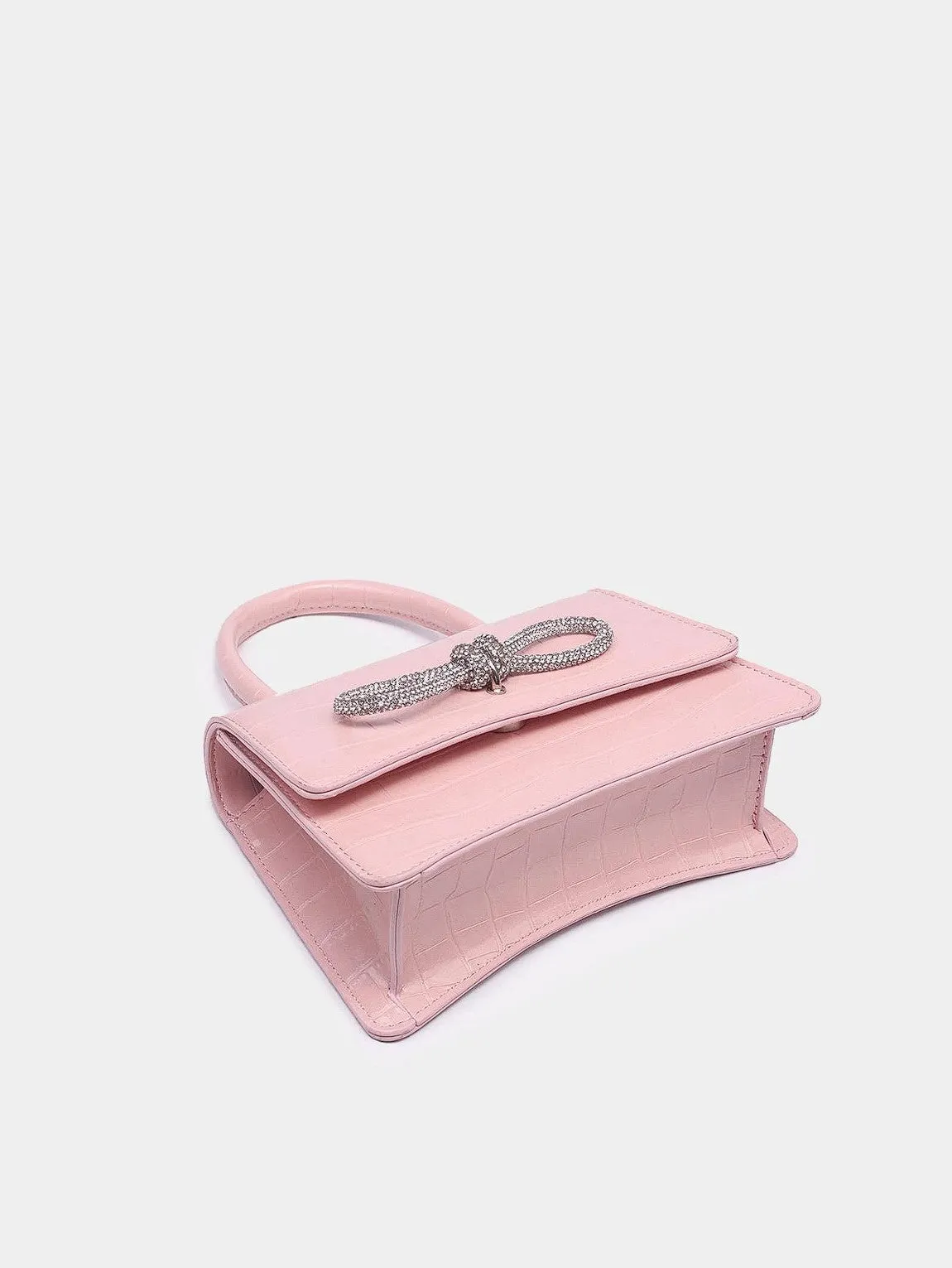 Billie Mini Bow Bag Patent Pink