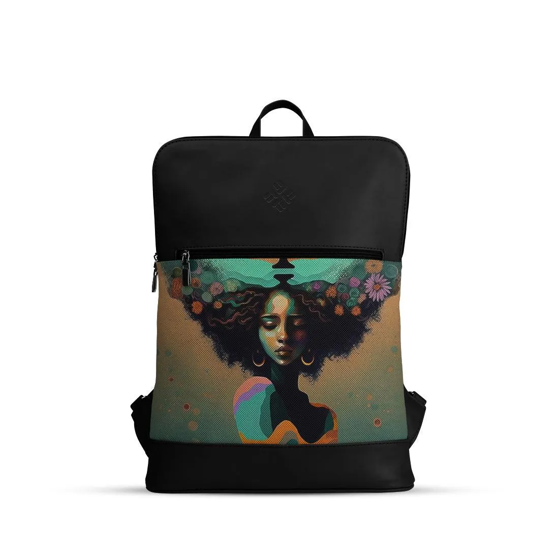 Black Orbit Laptop Backpack Queen Of The Sea