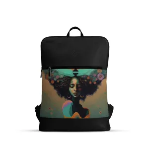 Black Orbit Laptop Backpack Queen Of The Sea