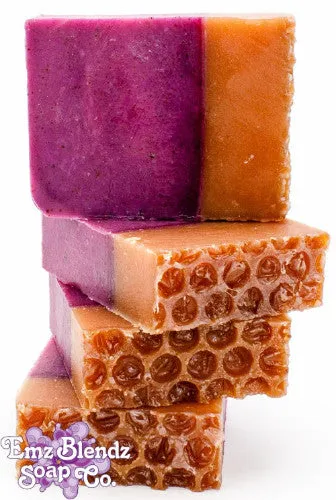 Blackberry Beeswax Soap Bar | Luxurious Natural Cleanser