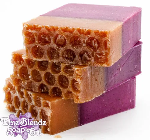 Blackberry Beeswax Soap Bar | Luxurious Natural Cleanser