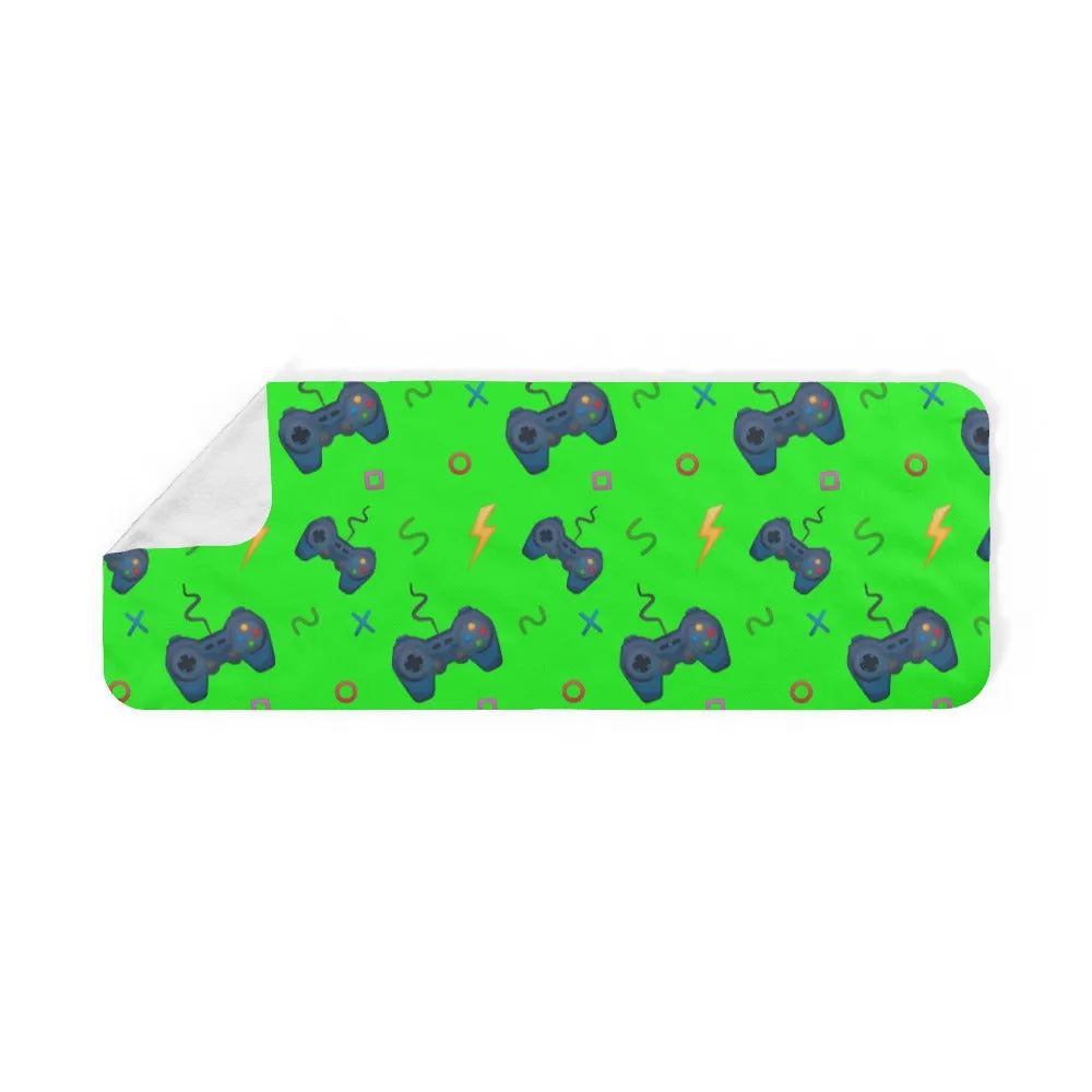 Blanket Scarf - Bright Green Gaming