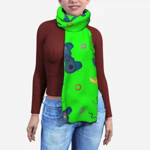 Blanket Scarf - Bright Green Gaming
