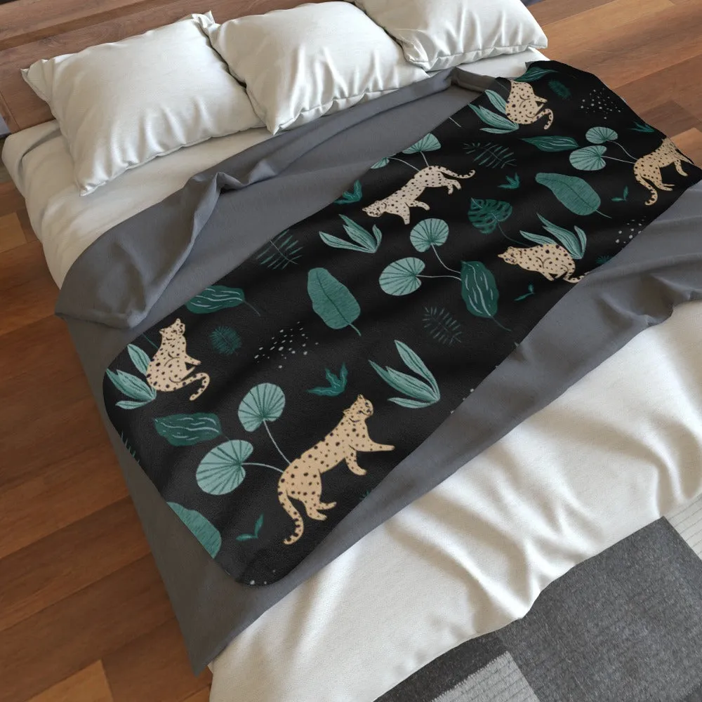 Blanket Scarf - Lazy Leopards