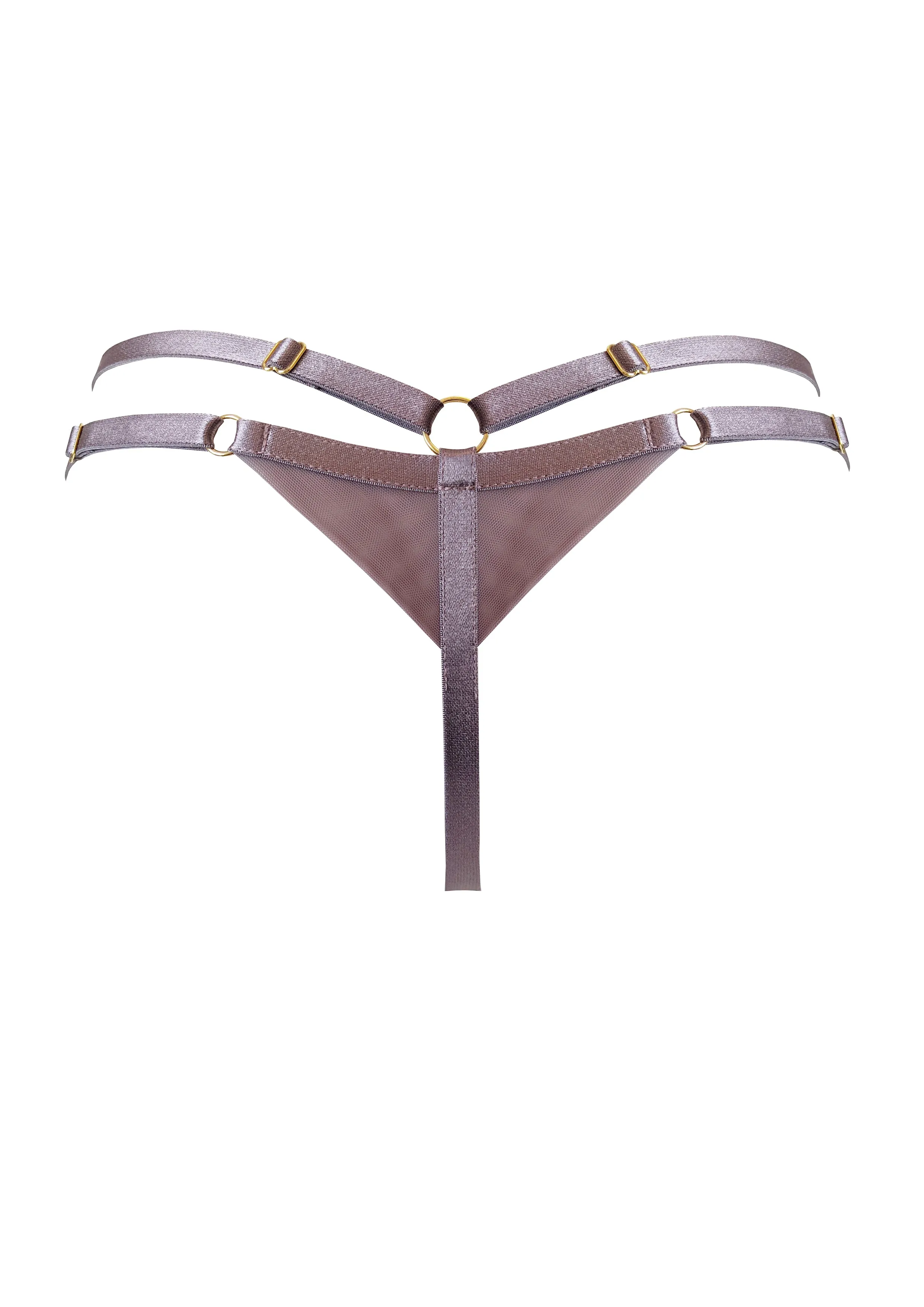 Bordelle Ula Strap Thong Tundra
