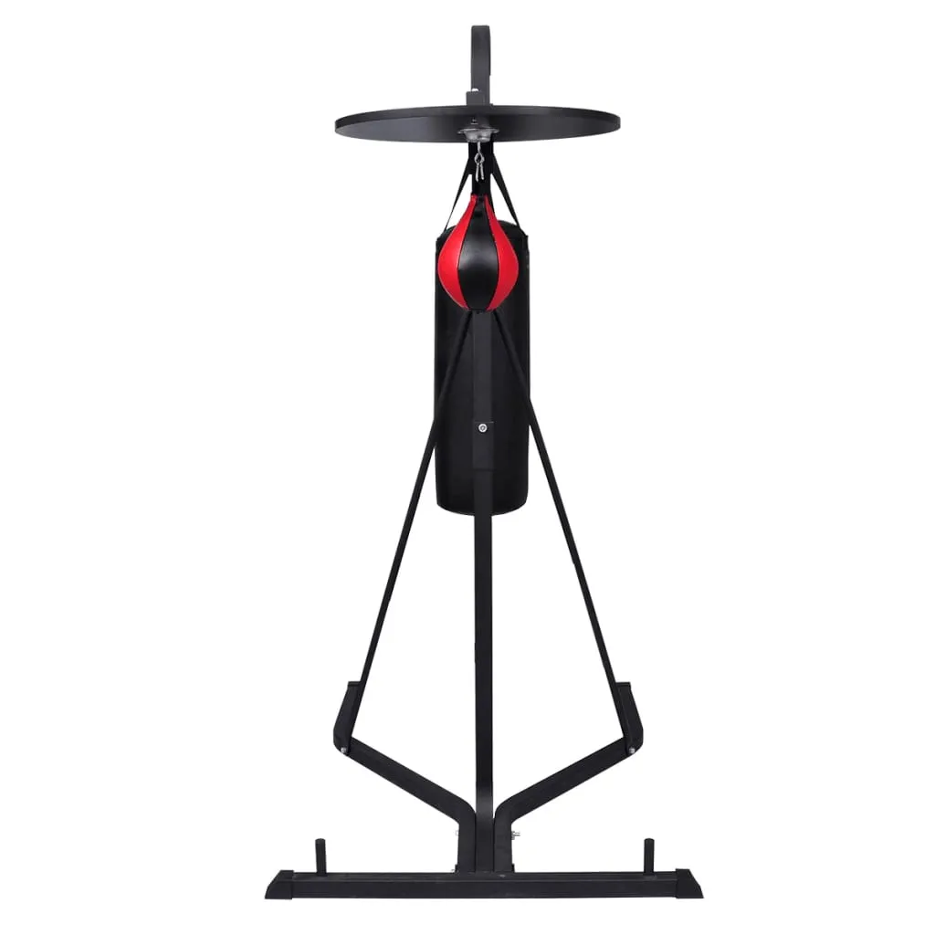 Box Stand 2-Way - Steel Frame, Punching Bag, Speedball, and Platform Included