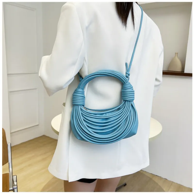 Braided Knotted Shoulder Bag