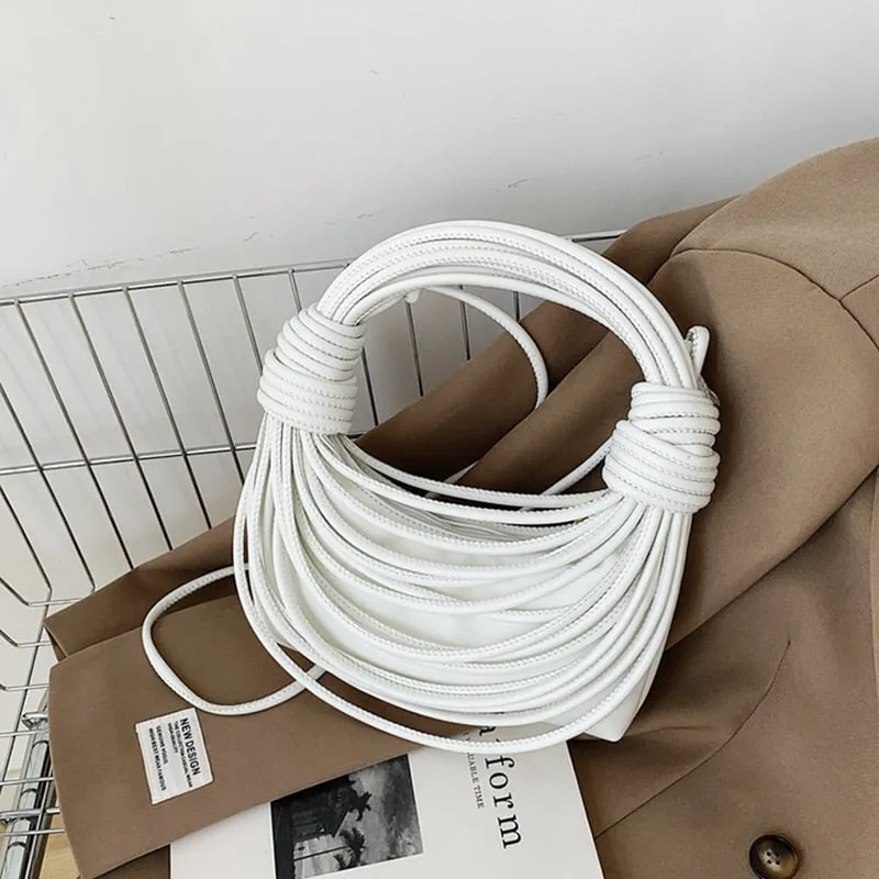 Braided Knotted Shoulder Bag