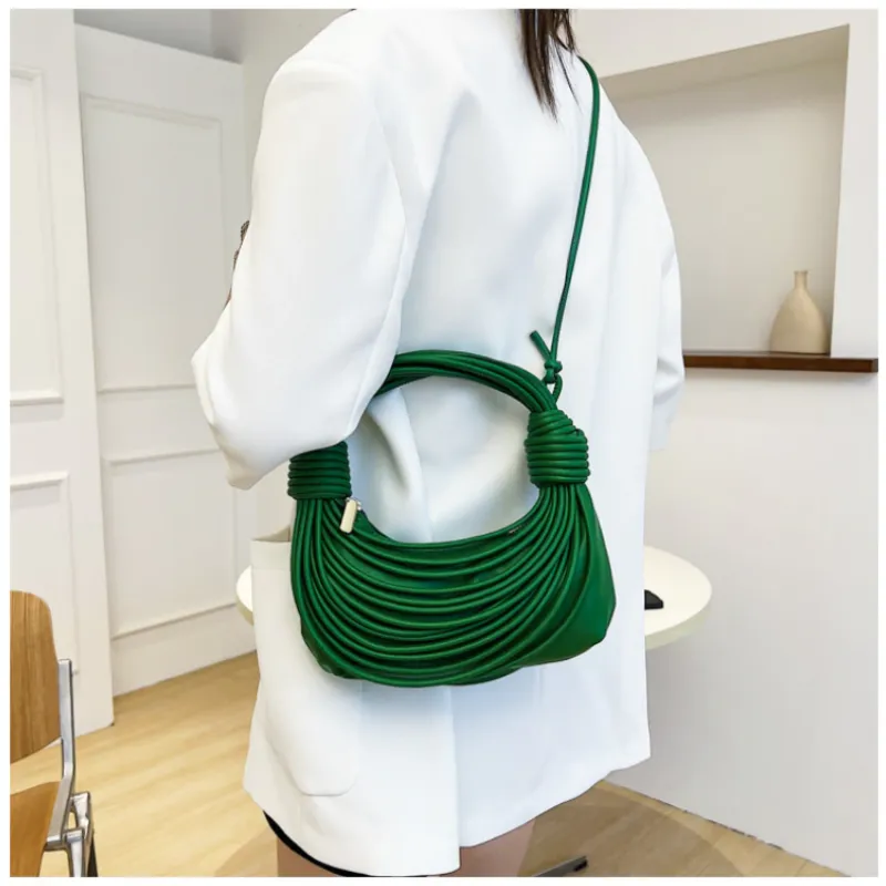 Braided Knotted Shoulder Bag