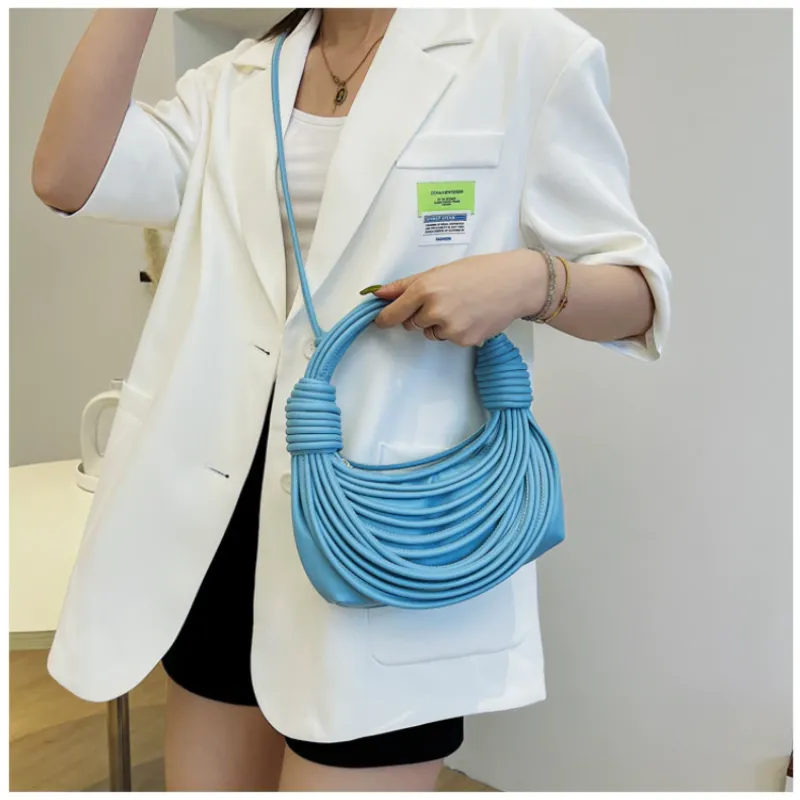 Braided Knotted Shoulder Bag