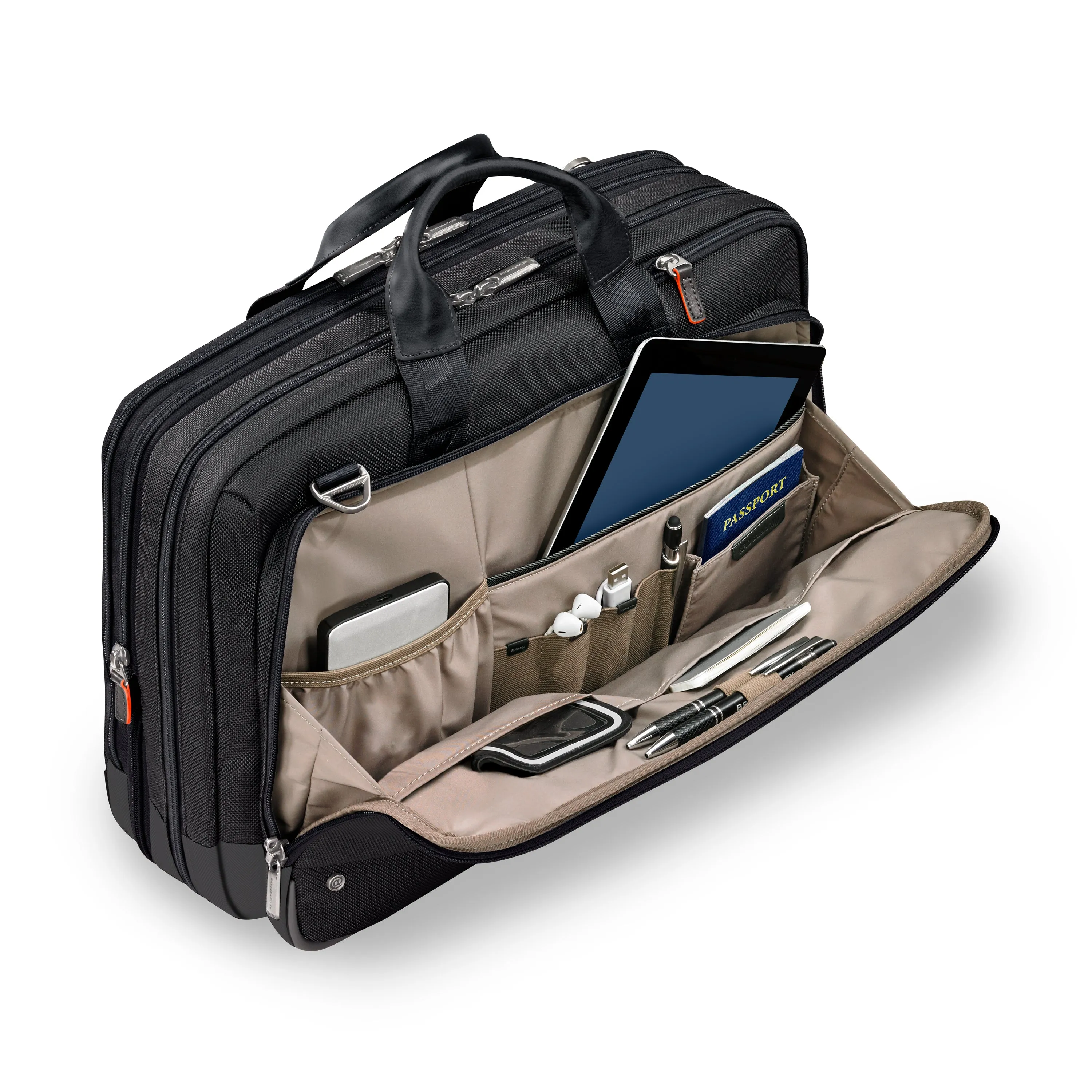 Briggs & Riley @Work Large Expandable Brief - Black