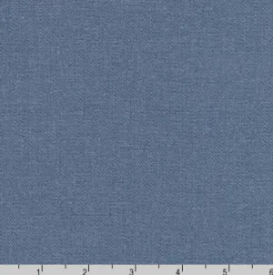 Brussels Washer Linen blend Denim 1 YARD