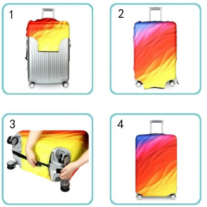 Bulldog Ripping Denim | Premium Design | Luggage Suitcase Protective Cover