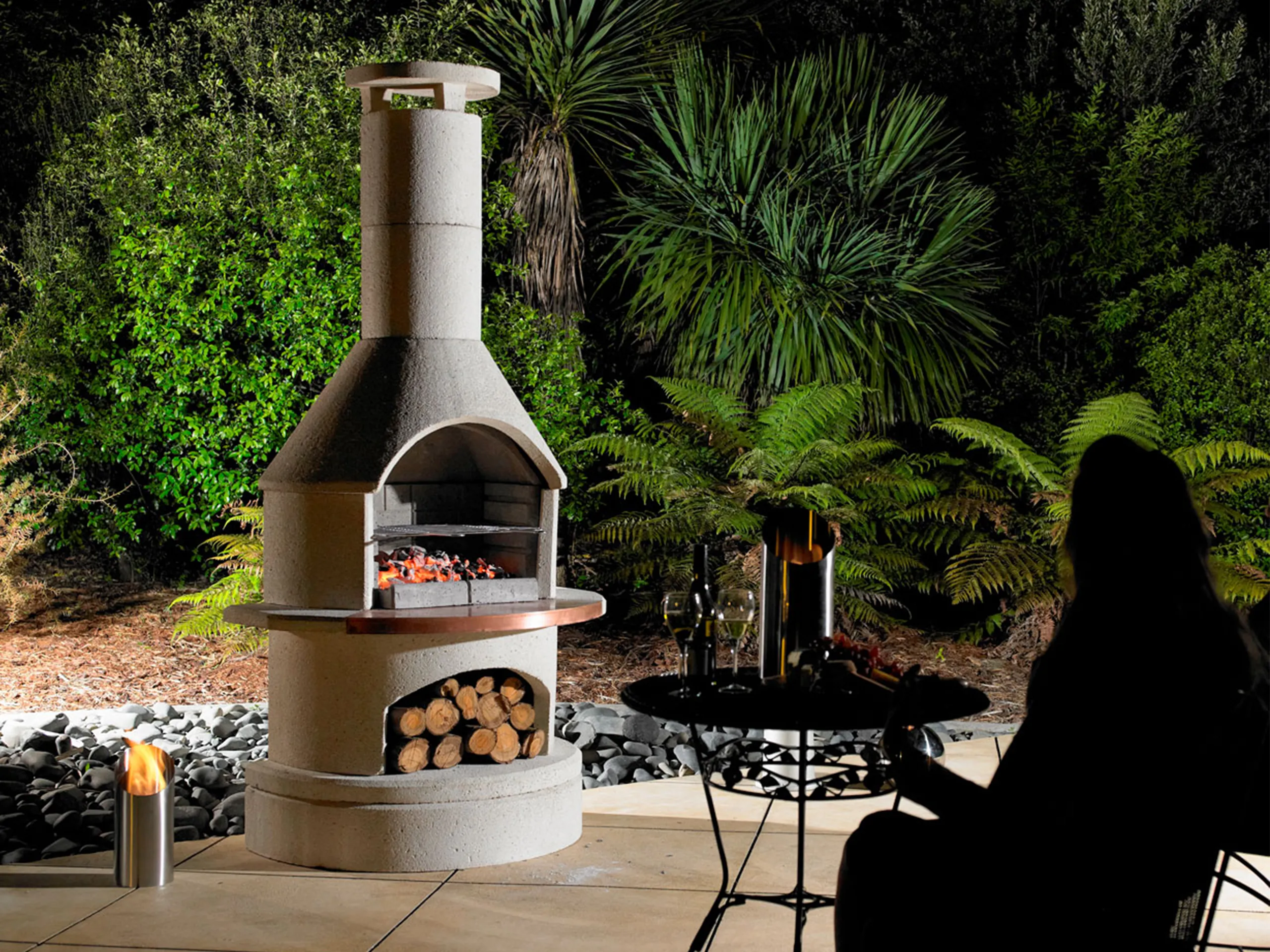 Buschbeck Elba Outdoor Fireplace