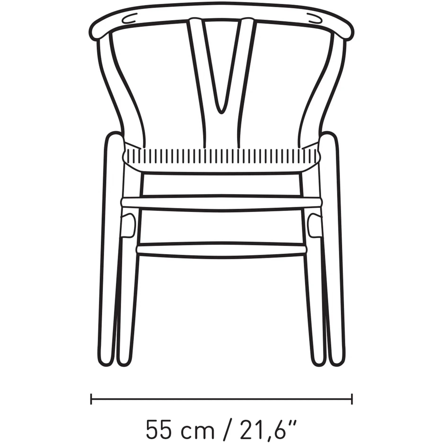 Carl Hansen Ch24 Wishbone Chair, Mahogany Oiled