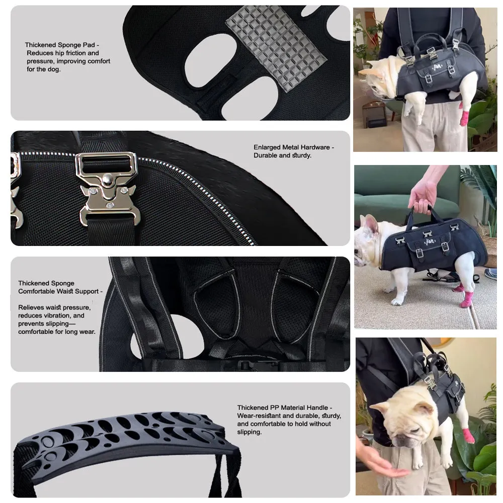 CarryPaw Frenchie Side Carry Backpack – Portable Lightweight and Secure Pet Carrier Bag