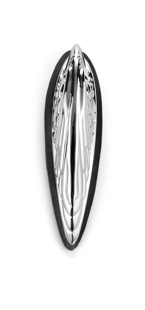Chrome Eagle Head Fender Ornament Motorbike Mud Guard (S) - Highway Hawk H68-4011