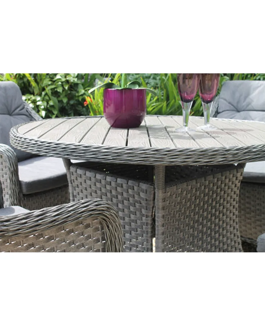 Claddagh 4 Seater Rattan Dining Set
