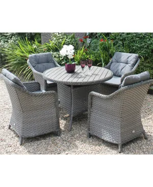 Claddagh 4 Seater Rattan Dining Set