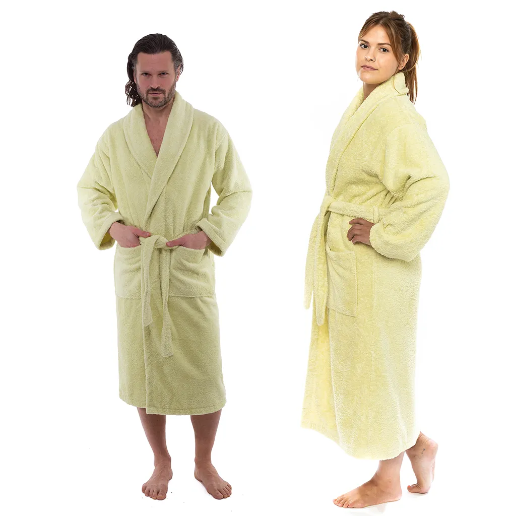 Classic Turkish Combed Cotton Luxurious Thick Unisex Bathrobes